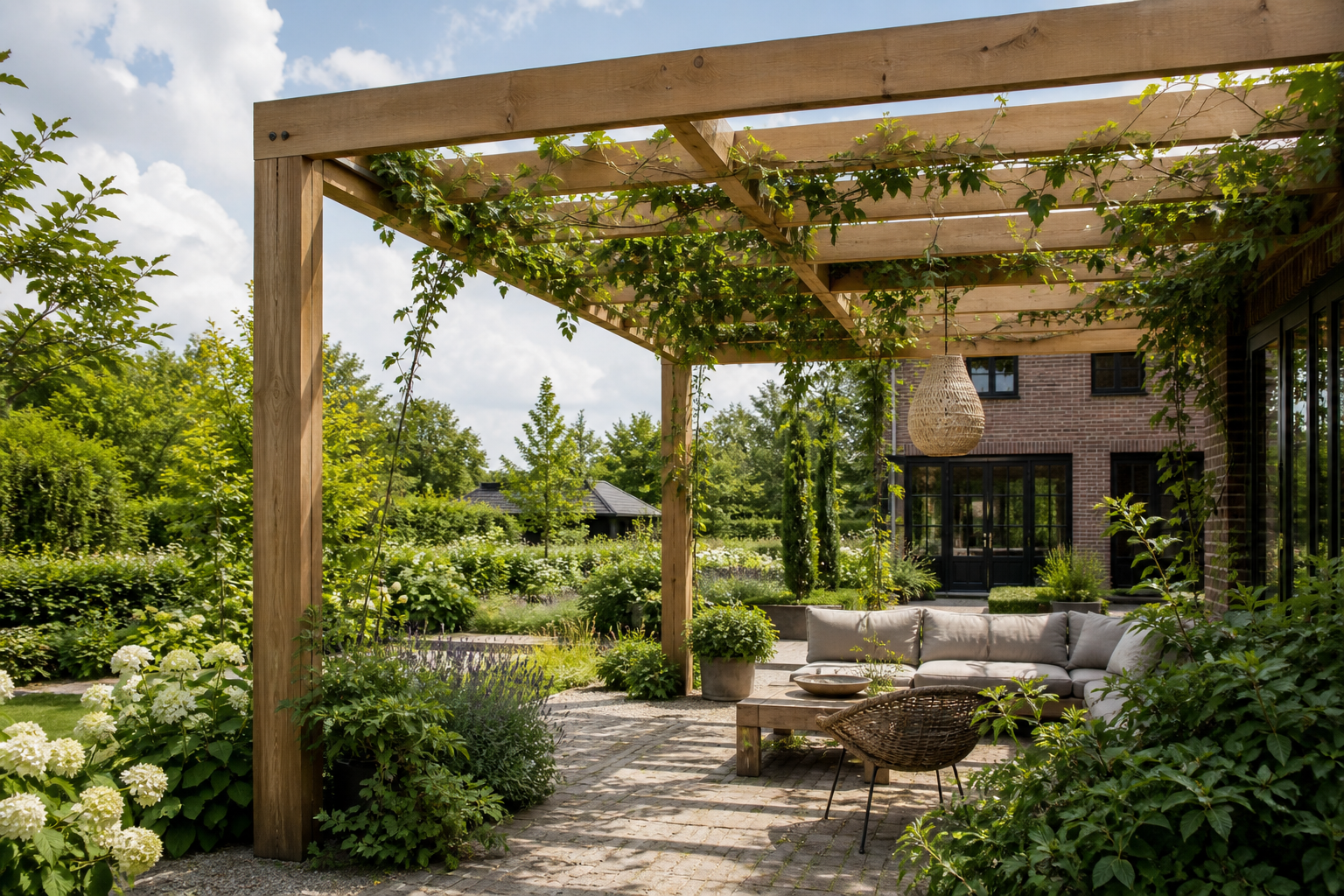 Redactioneel beeld bij Inspiratie en tips voor pergola's van Arends Natuurlijk